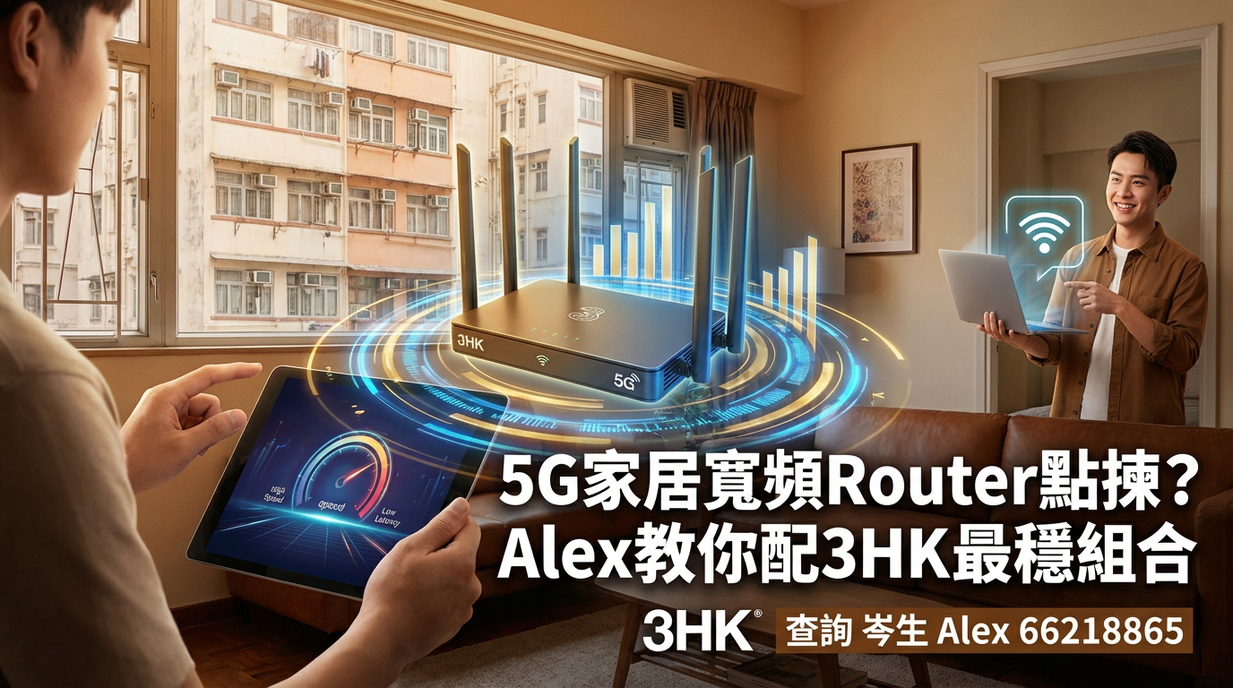 寬頻 Router 5G家居寬頻Router點揀?Alex教你配3HK最穩組合 | 3HK 資訊網誌